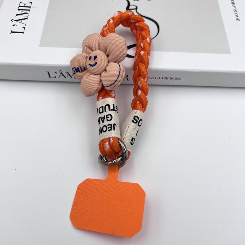 Κορδόνι για το τηλέφωνο, χειροποίητο, unisex, πολυεστερικό σκοινί με μεταλλική πόρπη