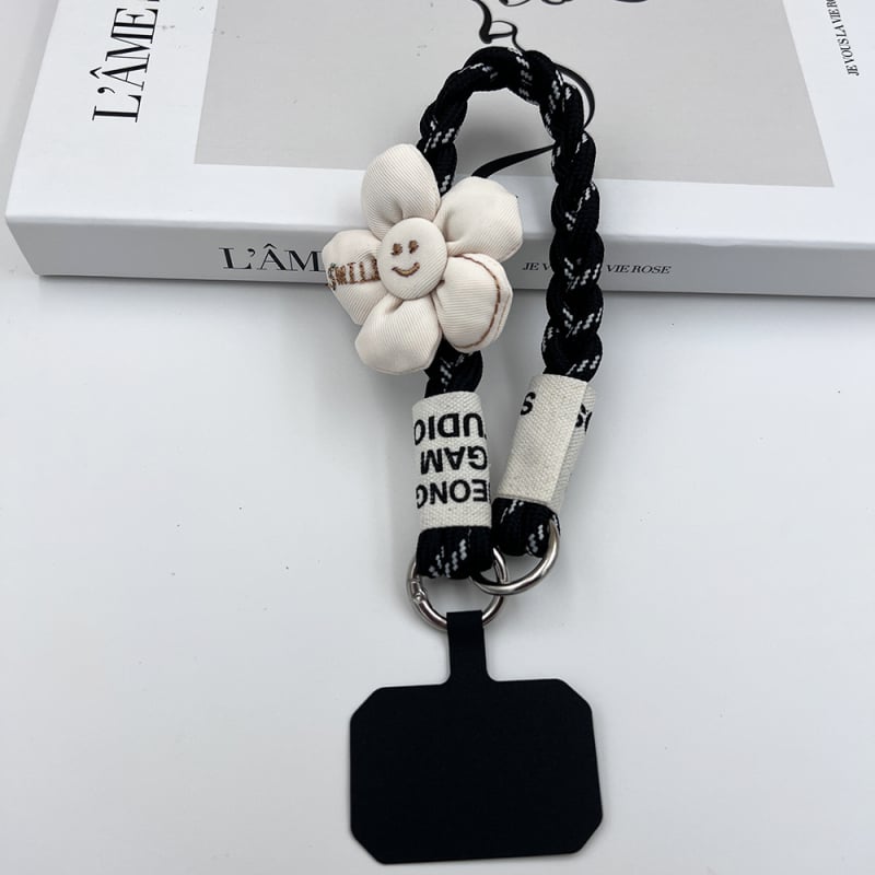 Κορδόνι για το τηλέφωνο, χειροποίητο, unisex, πολυεστερικό σκοινί με μεταλλική πόρπη