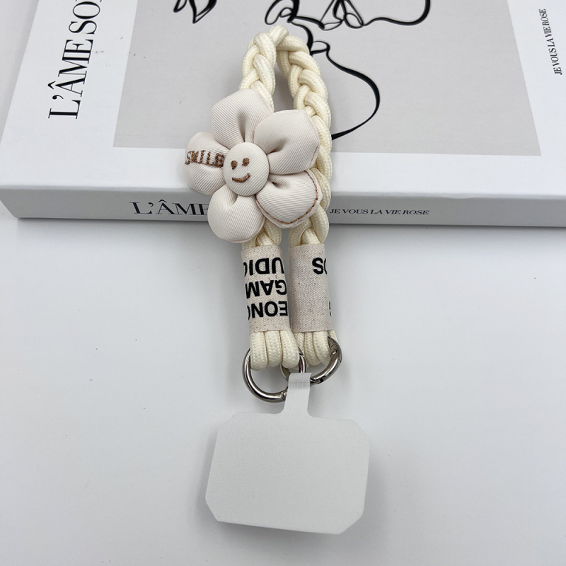 Κορδόνι για το τηλέφωνο, χειροποίητο, unisex, πολυεστερικό σκοινί με μεταλλική πόρπη