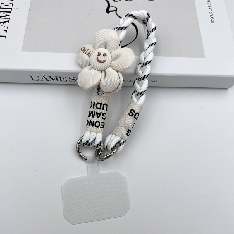 Κορδόνι για το τηλέφωνο, χειροποίητο, unisex, πολυεστερικό σκοινί με μεταλλική πόρπη