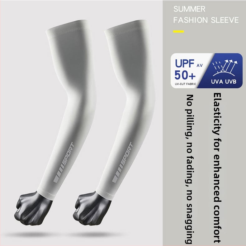 Лятни ръкави с UV защита, ледена коприна, нейлон-спандекс смес, тънки и дишащи