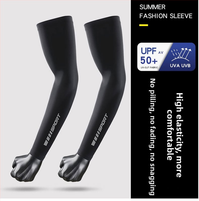 Лятни ръкави с UV защита, ледена коприна, нейлон-спандекс смес, тънки и дишащи