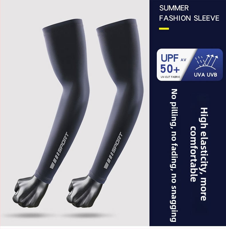 Лятни ръкави с UV защита, ледена коприна, нейлон-спандекс смес, тънки и дишащи