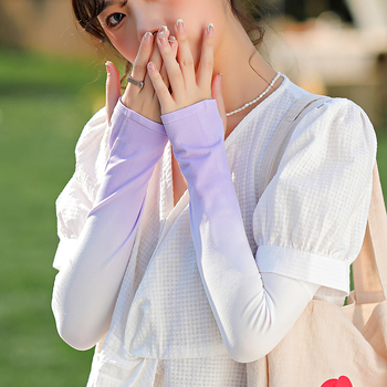 Ръкавчета за UV защита от ледена коприна за лято – за шофиране и каране, основна тъкан: найлон, ледена коприна 81-95%