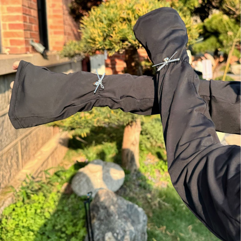 Ženske zaštitne rukave od najlona Ice Silk – produžene, lagane i elegantne, za vožnju biciklom i automobilom; glavni materijal: najlon (81–95%)