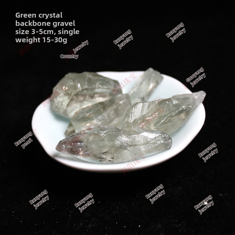 Runyangshi Looduslik Kristall Energia Kivi — Dekoratiivne Geomeetriline Toorkivi, PP Kotiga Pakkimine