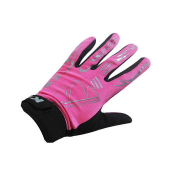 Rukavice za biciklizam, prozračne tkanine Nylon Ice Silk Lycra, unisex za odrasle, jednobojni uzorak, protivklizne i zaštita od sunca