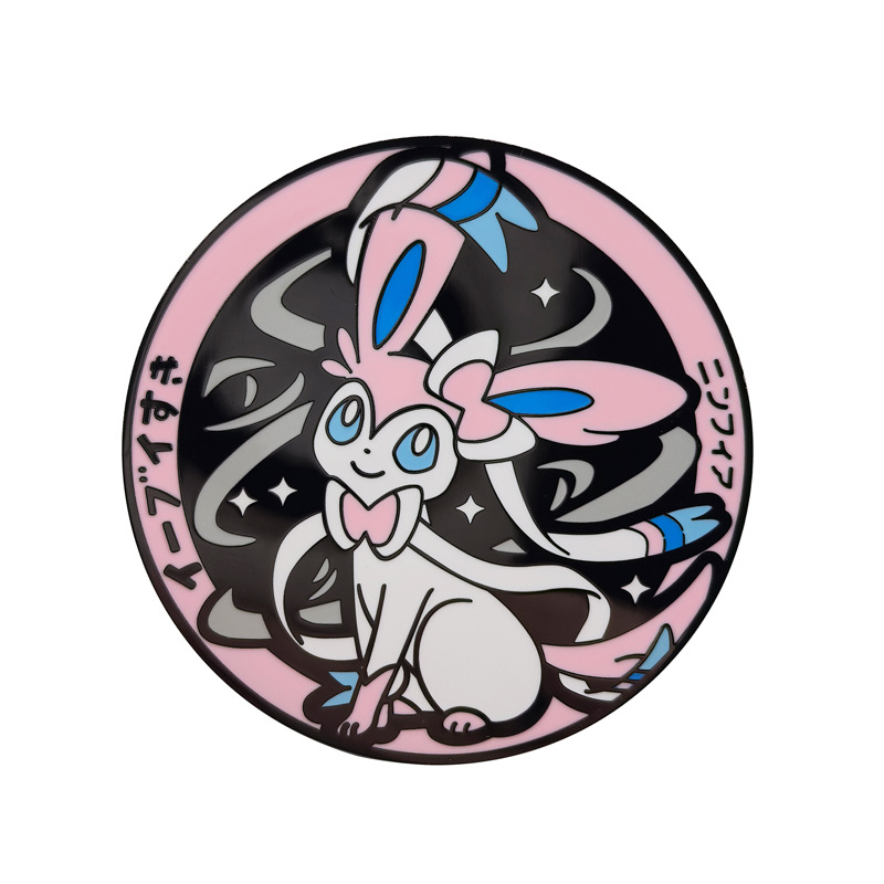 Zinkötvözetből készült karikatúra brooch, festett felülettel, dekoráció uniszex