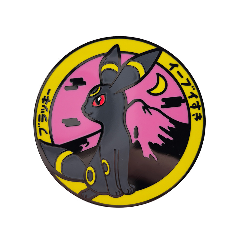 Zinkötvözetből készült karikatúra brooch, festett felülettel, dekoráció uniszex