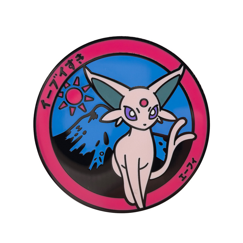 Zinkötvözetből készült karikatúra brooch, festett felülettel, dekoráció uniszex