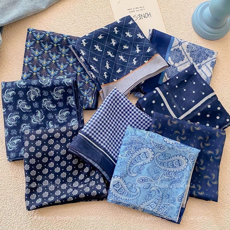 Šalles aksesuārs – kvadrāta dizains, sait uz jostas vietu; Materiāls: Cits; Izlaidums: 2025. gada vasara; Piemērots pavasarim