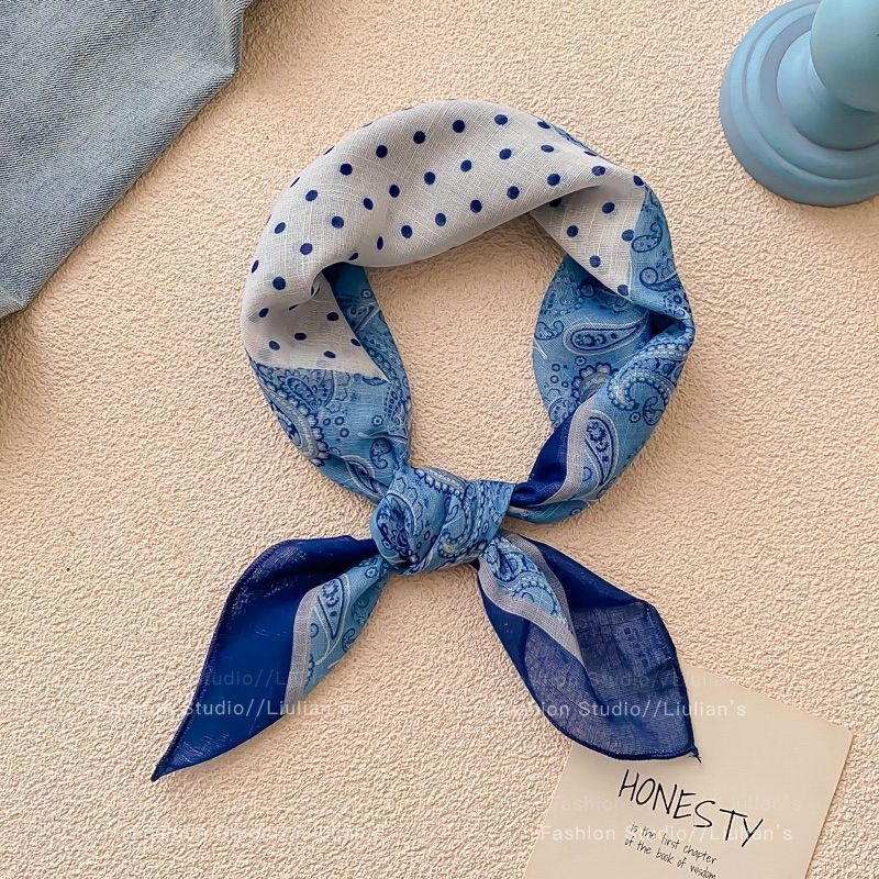 Šalles aksesuārs – kvadrāta dizains, sait uz jostas vietu; Materiāls: Cits; Izlaidums: 2025. gada vasara; Piemērots pavasarim