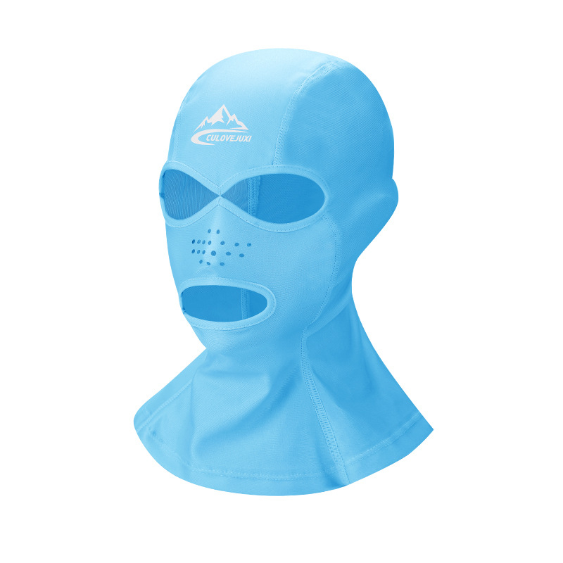 Dječja Facekini maska za plivanje s UV zaštitom, potpuna zaštita lica, vodootporna poliester tkanina (81-95% poliester)