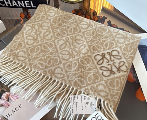 Dvostrani vuneni šal | Warp-knit, ručni rad, topao za zimu, srednja duljina, svjež i sladak stil