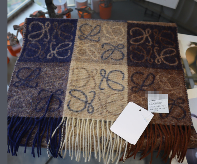 Dvostrani vuneni šal | Warp-knit, ručni rad, topao za zimu, srednja duljina, svjež i sladak stil