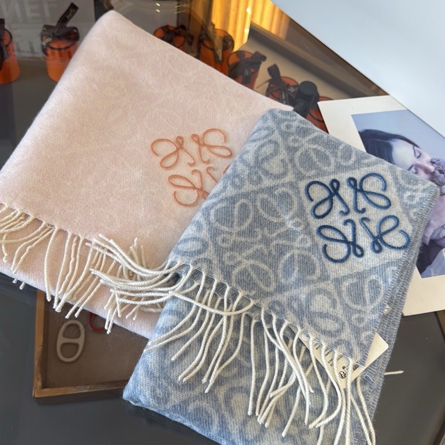 Dvostrani vuneni šal | Warp-knit, ručni rad, topao za zimu, srednja duljina, svjež i sladak stil