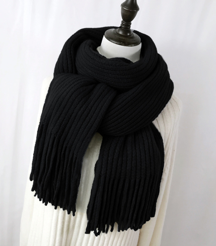 Ženski pleteni šal u korejskom stilu, topao zimi, akrilna tkanina, warp knitting, brend Du Pre