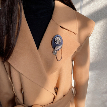 Retro Prantsuse stiilis pärlbroš, elegantne naiste aksessuaar