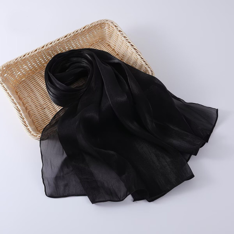 Šal od poliestera s twill tkanjem, voile materijal, ljetni dizajn, svestran šal za vjenčanje, nevjesta i kuma