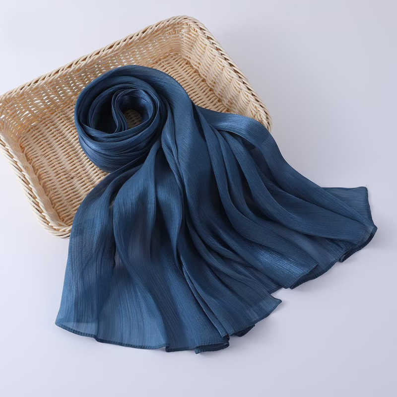 Šal od poliestera s twill tkanjem, voile materijal, ljetni dizajn, svestran šal za vjenčanje, nevjesta i kuma