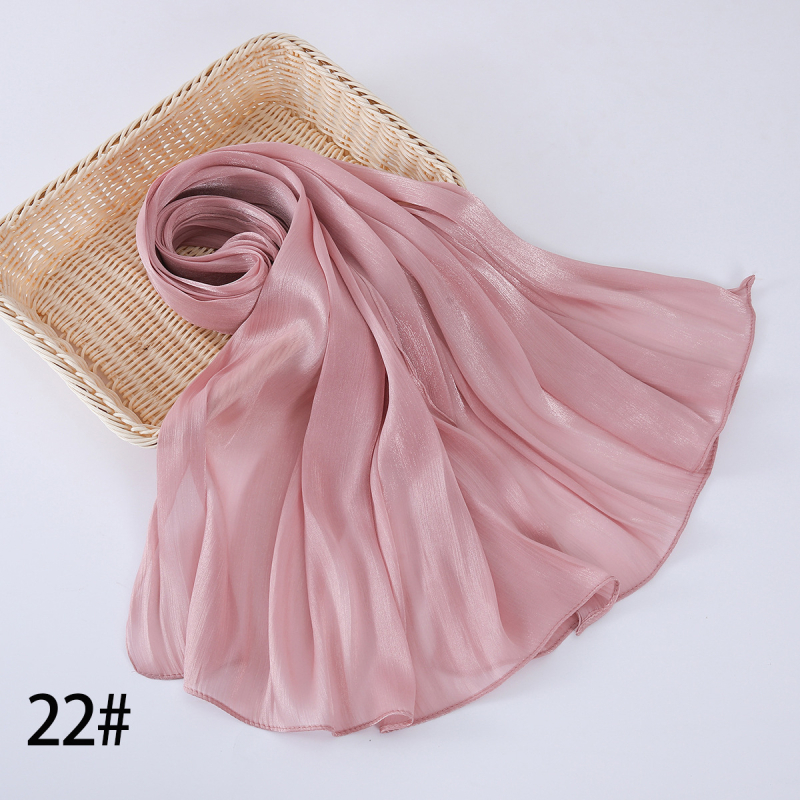 Šal od poliestera s twill tkanjem, voile materijal, ljetni dizajn, svestran šal za vjenčanje, nevjesta i kuma