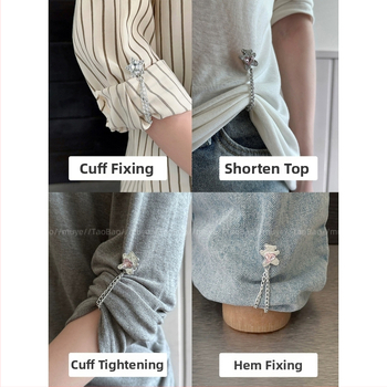 Võlutööriist riiete lühemaks muutmiseks, sulamaterjal, elektroplaaditud viimistlus, naiste versioon Korea stiilis, 2025 kevad