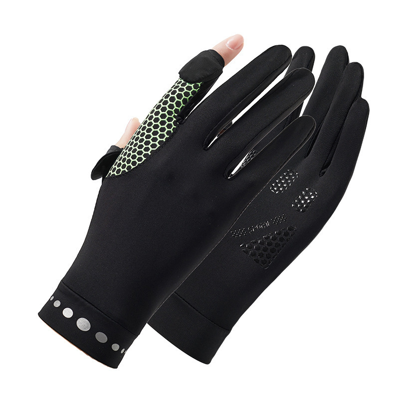 Ljetne rukavice za zaštitu od sunca za vanjsku vožnju biciklom i vožnju, UPF50+ UV zaštita, hlađenje Ice-Feel, flip-up dizajn