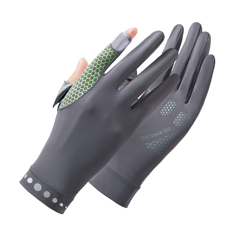 Ljetne rukavice za zaštitu od sunca za vanjsku vožnju biciklom i vožnju, UPF50+ UV zaštita, hlađenje Ice-Feel, flip-up dizajn