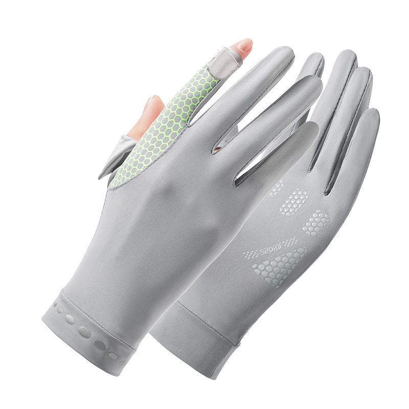 Ljetne rukavice za zaštitu od sunca za vanjsku vožnju biciklom i vožnju, UPF50+ UV zaštita, hlađenje Ice-Feel, flip-up dizajn