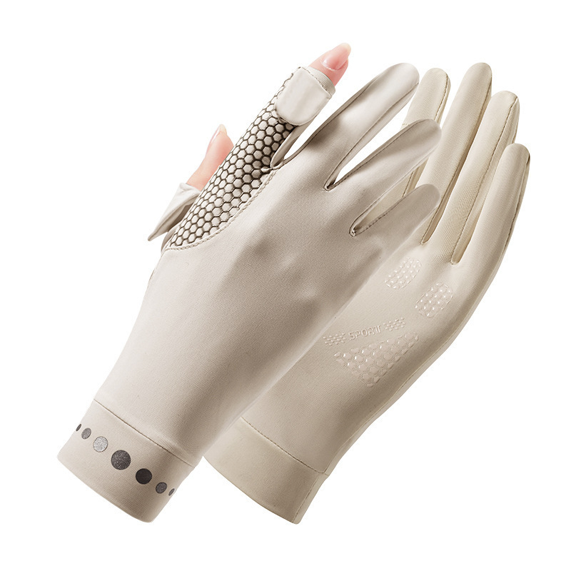 Ljetne rukavice za zaštitu od sunca za vanjsku vožnju biciklom i vožnju, UPF50+ UV zaštita, hlađenje Ice-Feel, flip-up dizajn