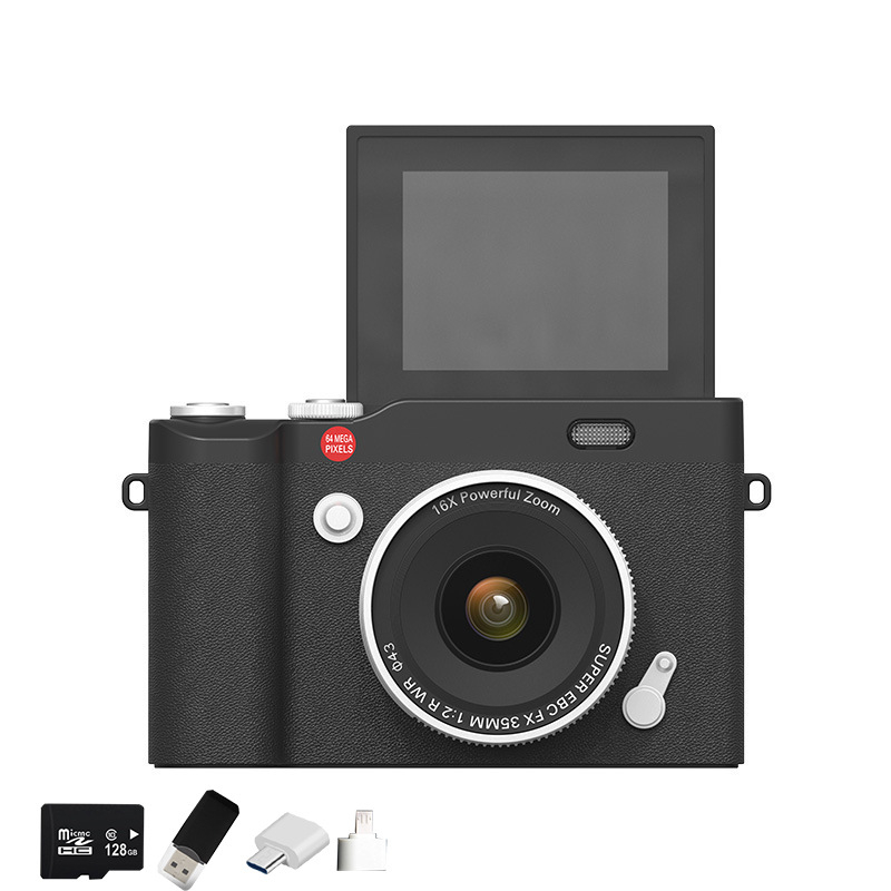 CCD-sensoriga digitaalne kaamera pööratava ekraaniga, 24 MP+, 16x optiline zoom, maks. 3600x2400 rezolutsioon, HD pilt