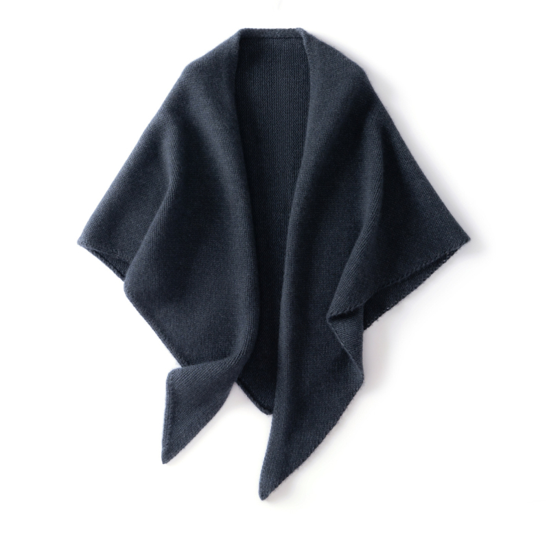 Κασμίρινος τρίγωνος φουλάρι για γυναίκες, άνετο στυλ χαμηλού πολυτελείας, μοτίο καρδιάς, ύφανση warp knitting, κατάλληλο για χειμώνα, άνοιξη και φθινοπωρο