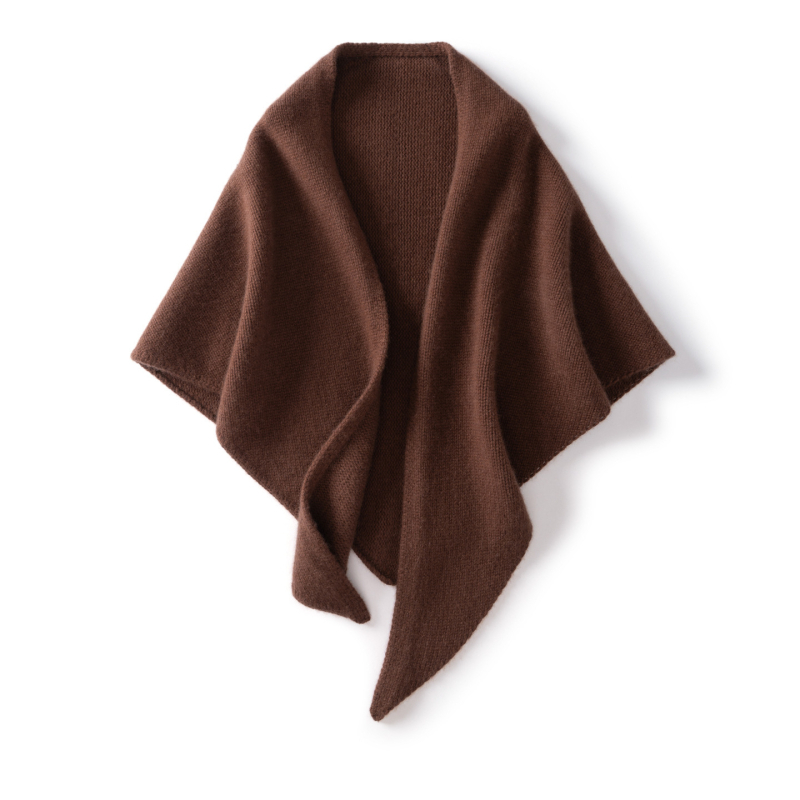 Κασμίρινος τρίγωνος φουλάρι για γυναίκες, άνετο στυλ χαμηλού πολυτελείας, μοτίο καρδιάς, ύφανση warp knitting, κατάλληλο για χειμώνα, άνοιξη και φθινοπωρο