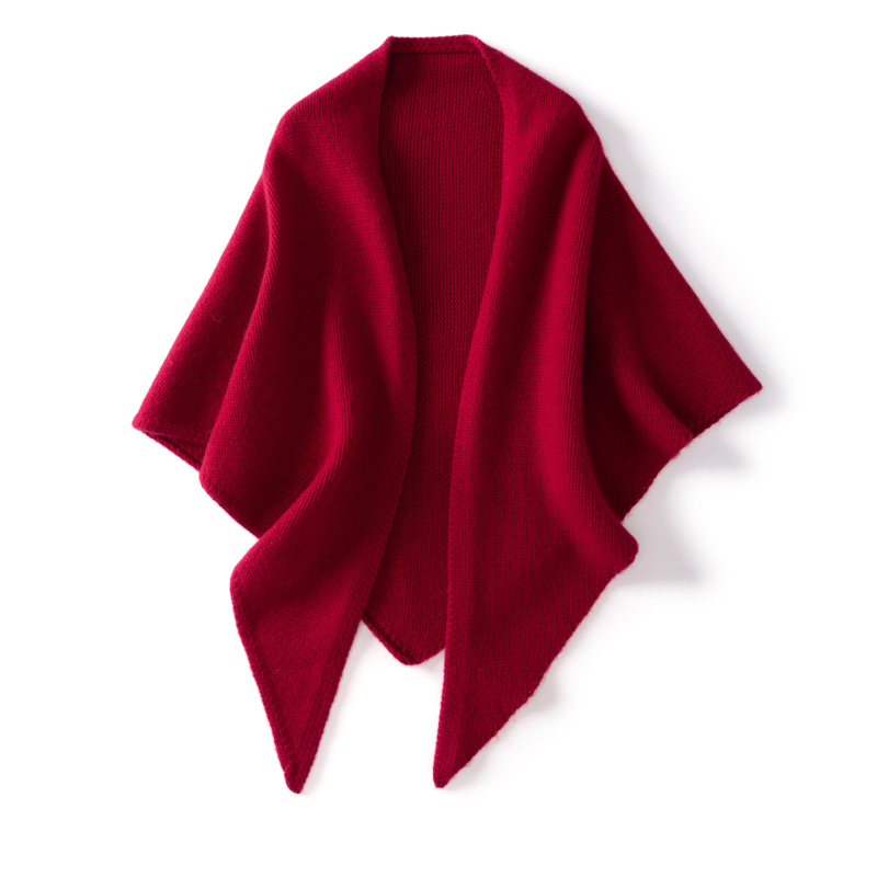 Κασμίρινος τρίγωνος φουλάρι για γυναίκες, άνετο στυλ χαμηλού πολυτελείας, μοτίο καρδιάς, ύφανση warp knitting, κατάλληλο για χειμώνα, άνοιξη και φθινοπωρο