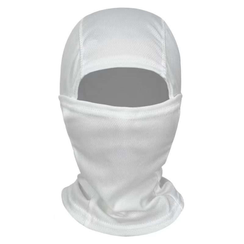 Balaklava za vožnju s kapuljom - zaštita od sunca, cvjetni uzorak, poliester, unisex