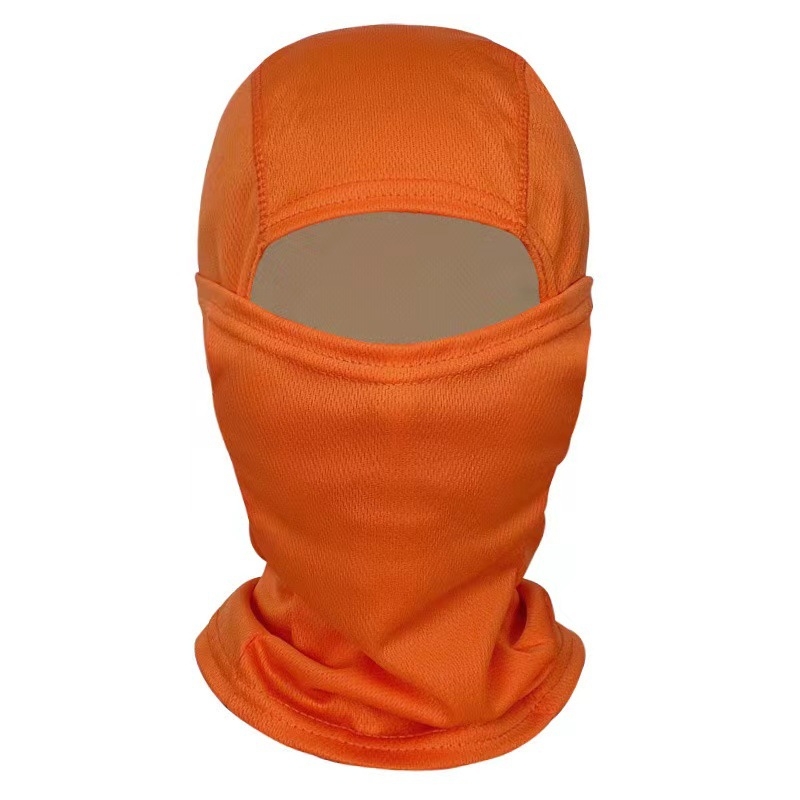 Balaklava za vožnju s kapuljom - zaštita od sunca, cvjetni uzorak, poliester, unisex