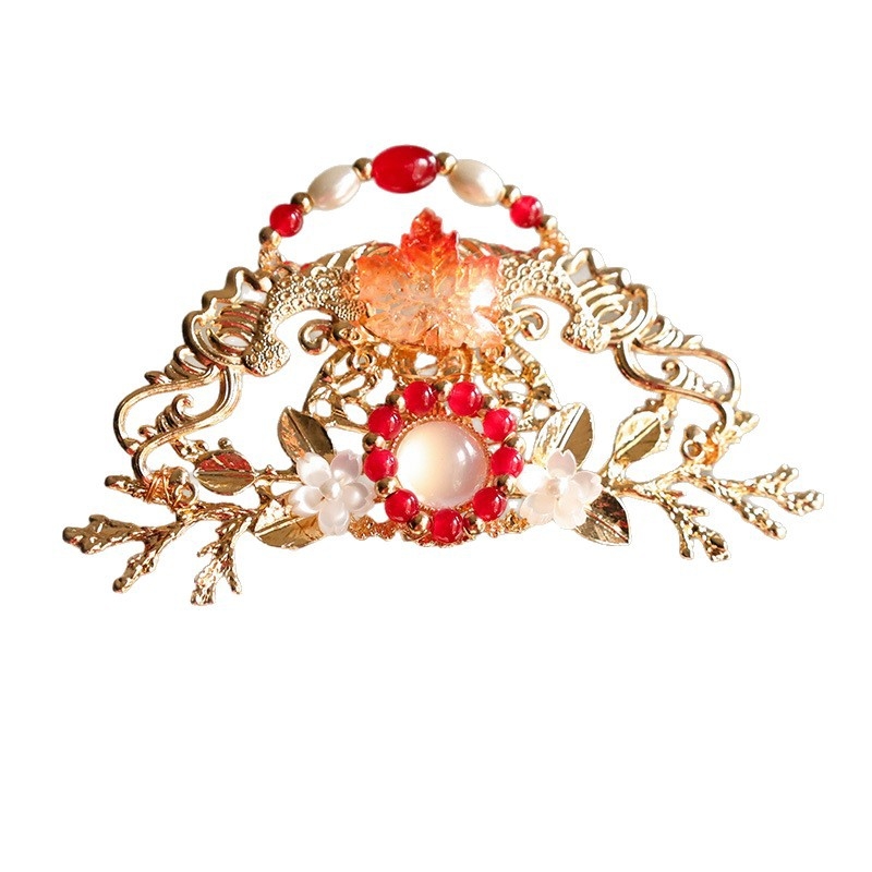 Lydinio plaukų karūna, senovinis stilius, gėlių forma, rankų darbo, unisex galvos aksesuaras