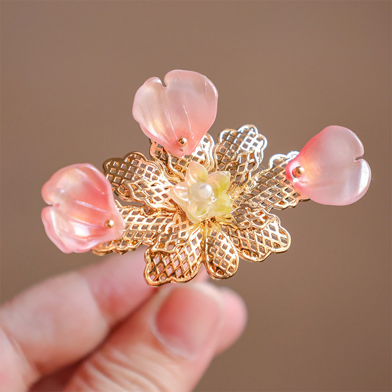 Lydinio plaukų karūna, senovinis stilius, gėlių forma, rankų darbo, unisex galvos aksesuaras