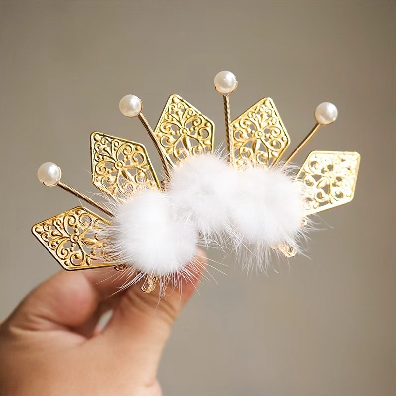 Lydinio plaukų karūna, senovinis stilius, gėlių forma, rankų darbo, unisex galvos aksesuaras