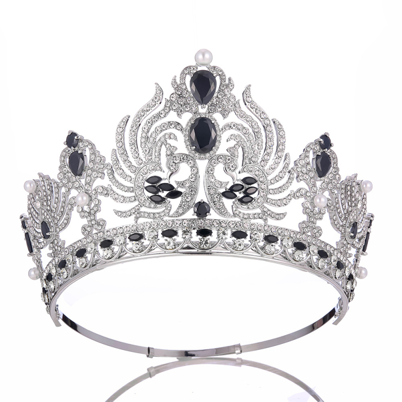 Krona za glavu, egzotičnog ženskog stila, legura s K9 čistoćom, ametistni kristal, dijamantna obrada