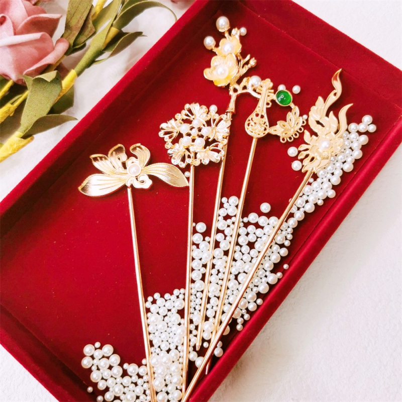 Ukosnica za kosu od legure, nacionalni stil, oblik mašne, proljeće 2024