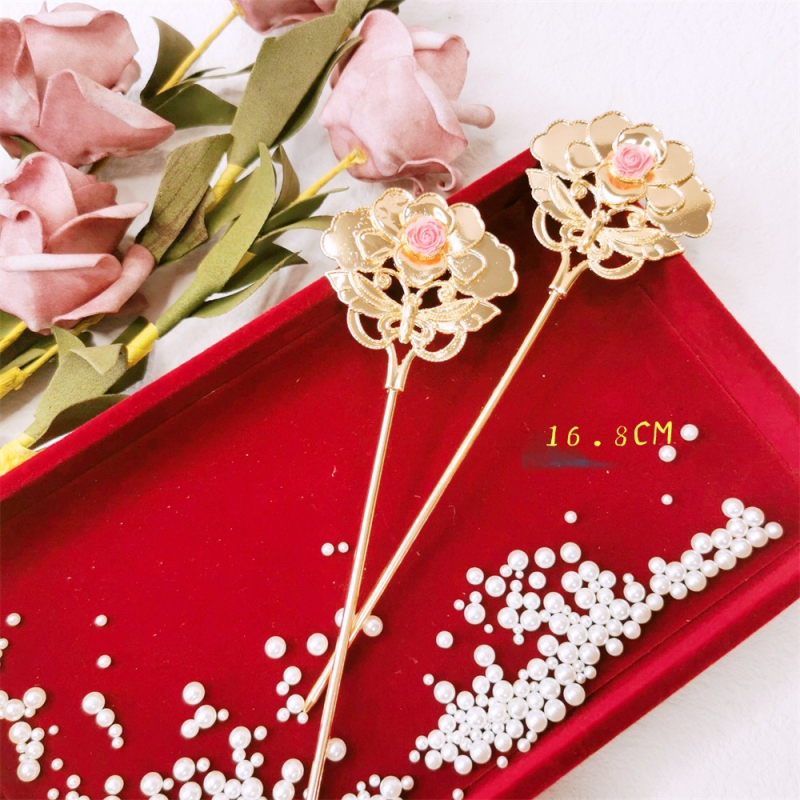 Ukosnica za kosu od legure, nacionalni stil, oblik mašne, proljeće 2024