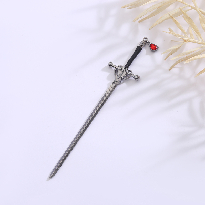 Spona za kosu od legure — minimalistički geometrijski dizajn, elektroplatirano završno, neovisno pakiranje, dodatak za glavu