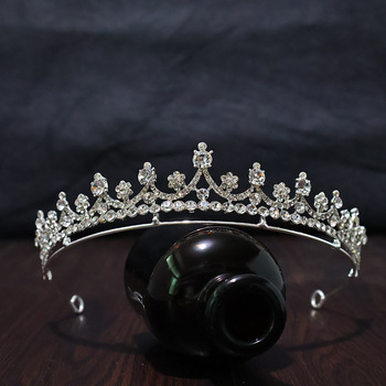 Diadem za kosu – legura, rhinestone kristali, elektroplatina, japansko-korejski stil za djecu