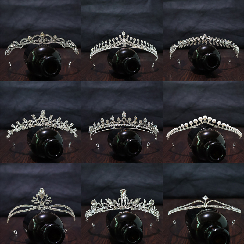 Diadem za kosu – legura, rhinestone kristali, elektroplatina, japansko-korejski stil za djecu