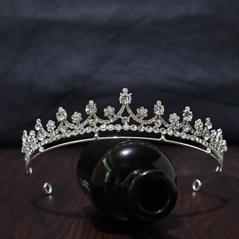 Diadem za kosu – legura, rhinestone kristali, elektroplatina, japansko-korejski stil za djecu