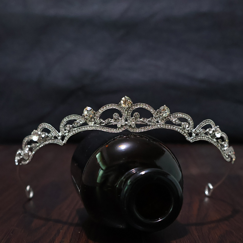 Diadem za kosu – legura, rhinestone kristali, elektroplatina, japansko-korejski stil za djecu