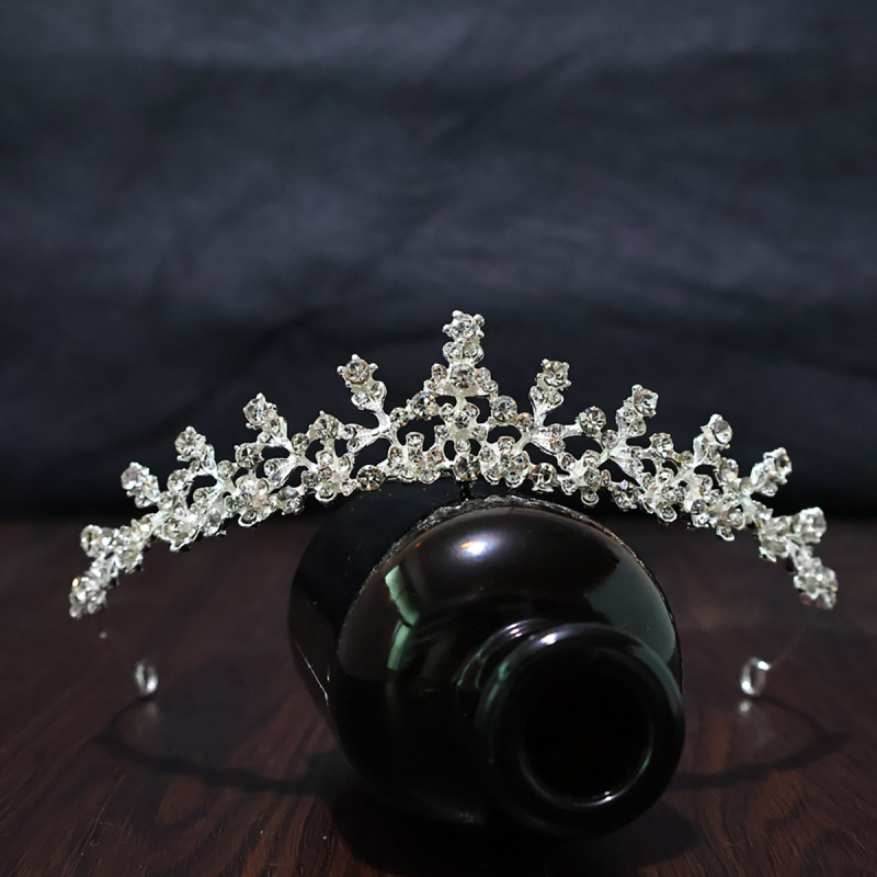 Diadem za kosu – legura, rhinestone kristali, elektroplatina, japansko-korejski stil za djecu