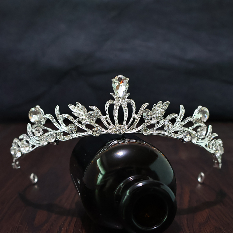 Diadem za kosu – legura, rhinestone kristali, elektroplatina, japansko-korejski stil za djecu