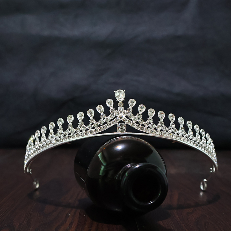 Diadem za kosu – legura, rhinestone kristali, elektroplatina, japansko-korejski stil za djecu